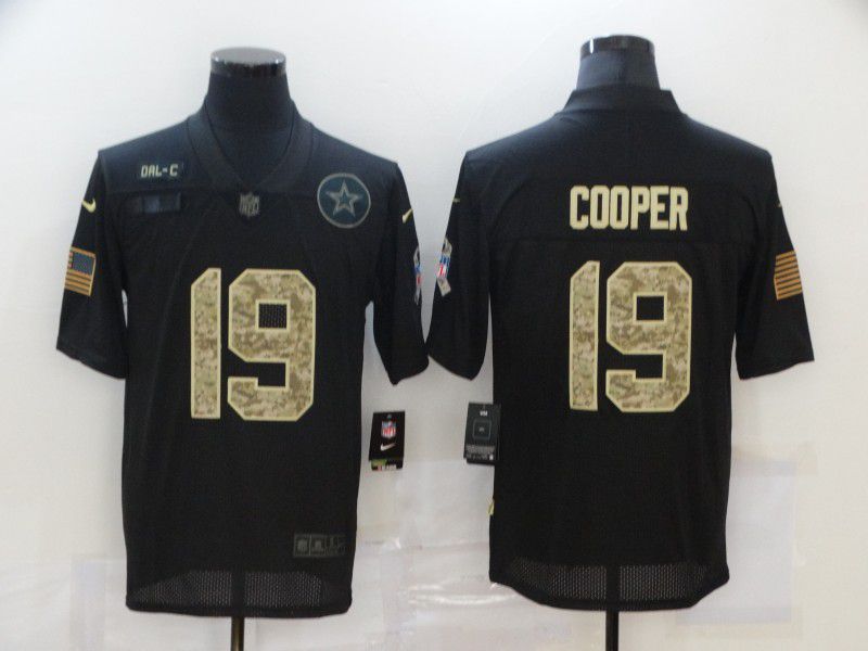 Men Dallas cowboys #19 Cooper Black camo Lettering 2020 Nike NFL Jersey->philadelphia eagles->NFL Jersey